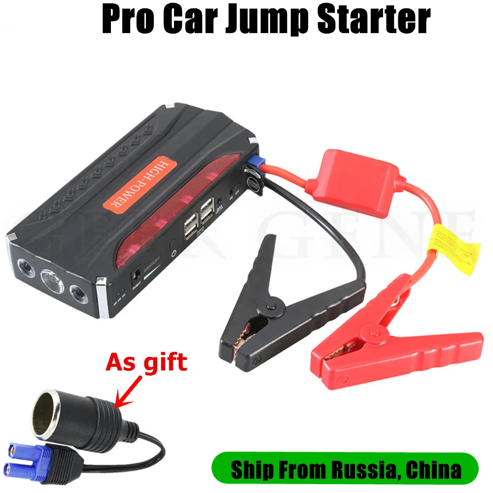 Экстренный автомобильный Jump Starter Мощность банк 12000mAh 12V 600A пусковое устройство бензин дизельный автомобиль Зарядное устройство для автомобиля Батарея усилитель CE