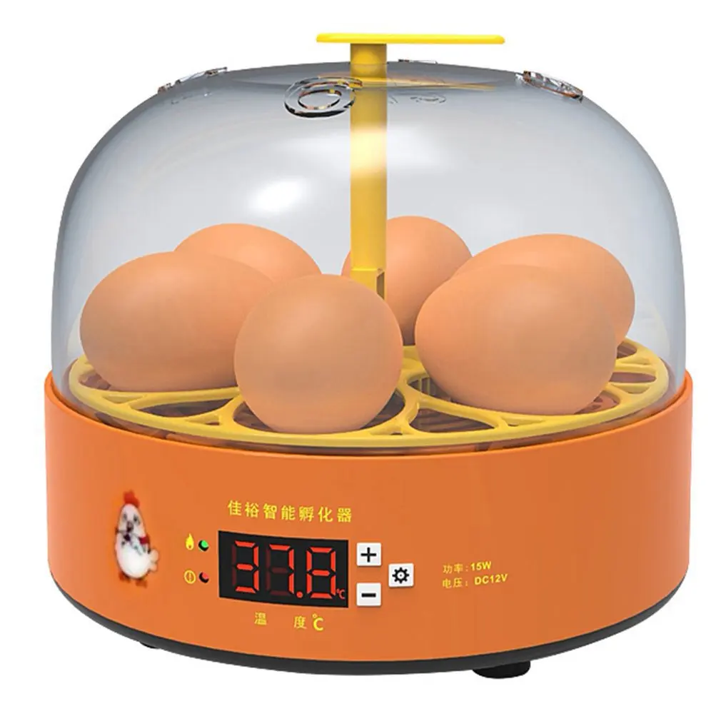 

New Mini Digital 6 Eggs Incubator Automatic Temperature Brooder Chicken Duck Bird Egg Hatcher Farm Poultry Hatchery Machine