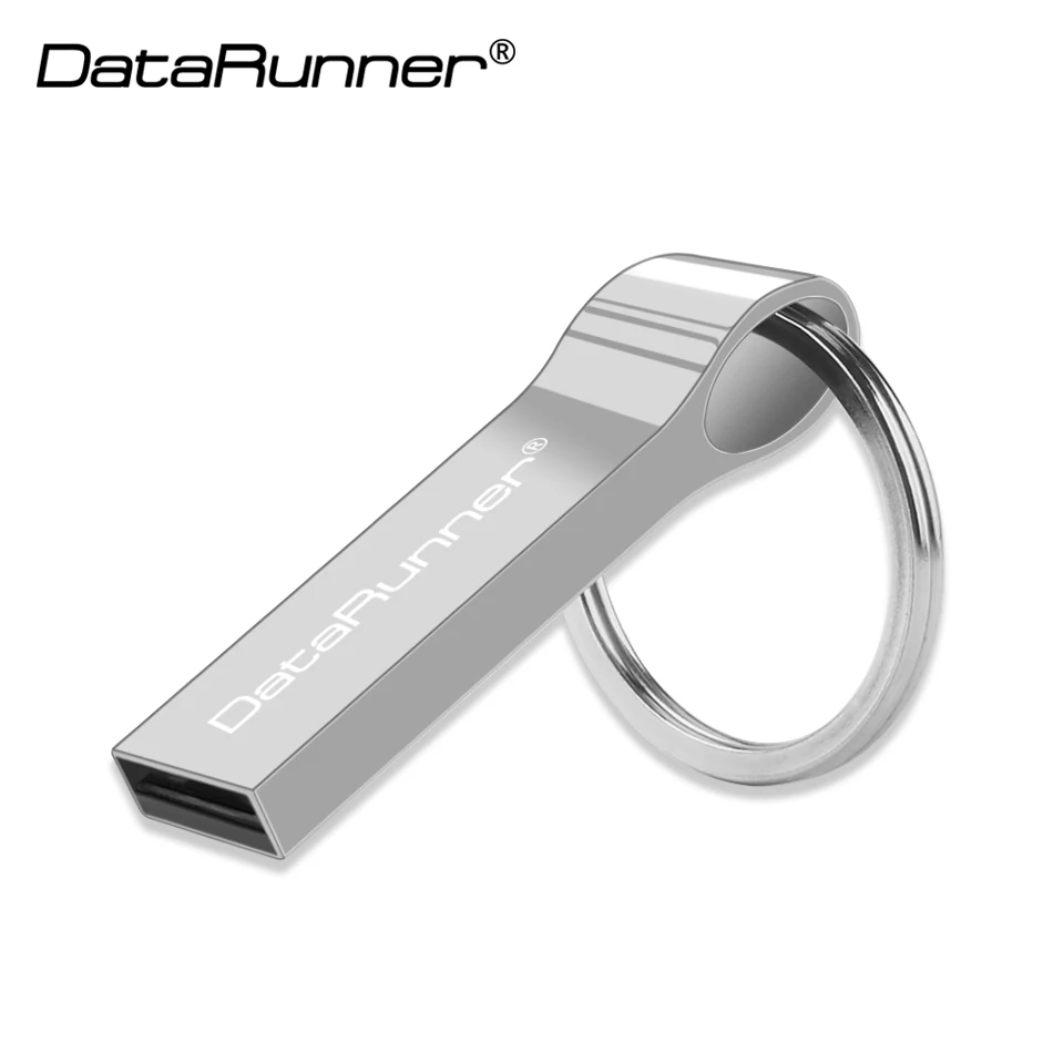 

Водонепроницаемый USB флеш-накопитель DataRunner, металлический флэш-накопитель, 64 ГБ, 32 ГБ, 16 ГБ, 8 ГБ, 4 Гб, флеш-накопитель USB, флэш-накопитель с бре...