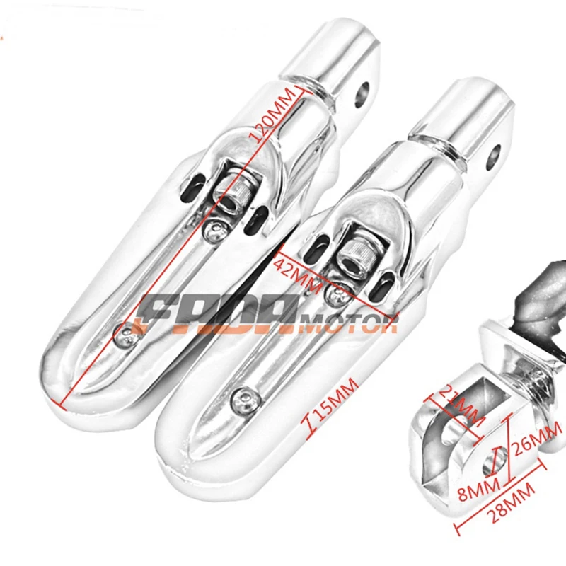 Front Foot Pegs Footrest For Suzuki GSXR600 GSXR750 00-15 GSXR1000 01-15 Hayabusa GSX1300R 99-15 SV650 00-09 SV1000 03-07 (097) |