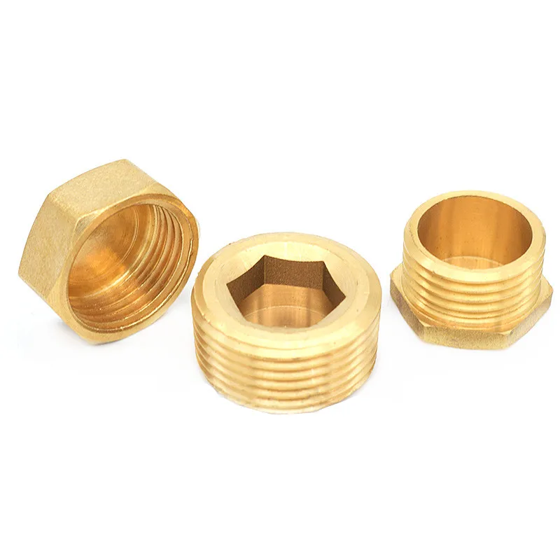 Резьба BSP 1/8 &quot1/4" 3/8 &quot1/2" 3/4 " латунная трубка с шестигранной головкой
