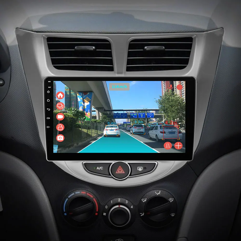 USB Adas расстояние предупредить Камера видеорегистратор работать с Android 4,4/5,1/6,0/7,1/8,1 автомобильный мультимедийный плеер с TF слот для карты SD