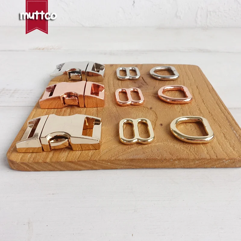 100 компл./лот (металлическая пряжка + Регулируемая кольцо D) металлическая из