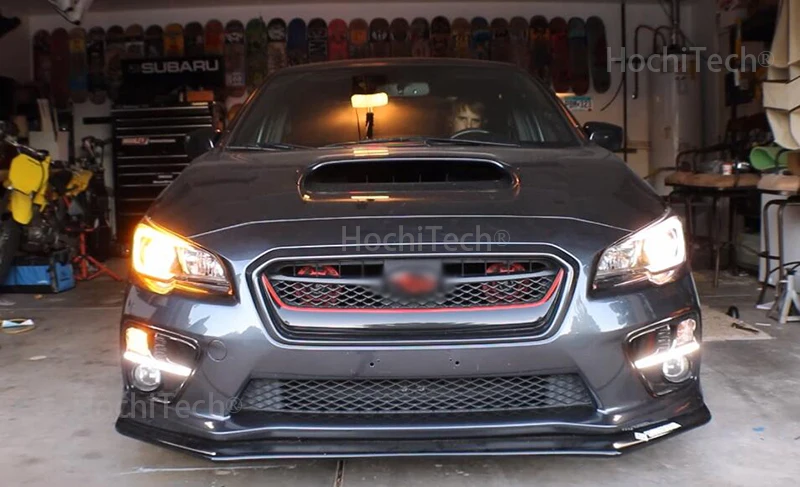 Автомобильный мигающий для Subaru WRX/STI светодиодный DRL Дневной ходовой свет Дневной Водонепроницаемый желтый сигнал
