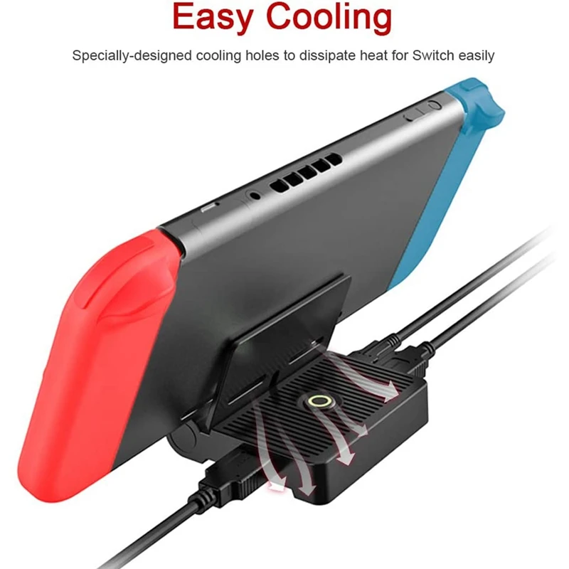 

Портативная док-станция с HDMI на TV, коннектор для видео, зарядное устройство для игровой консоли, док-станция, подставка для быстрой зарядки д...