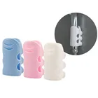 Мощный держатель для душевой лейки на присоске, силиконовый регулируемый кронштейн для душа в форме розы, аксессуары для ванной комнаты