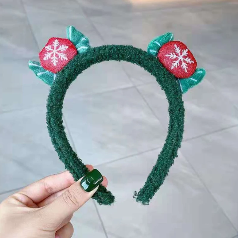 Новый стиль Искусственный Санта Клаус ободок для волос Рождественский Снеговик -