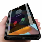 Умный зеркальный флип-чехол для samsung galaxy a21s, чехол с магнитной подставкой для телефона samsung a 21s sm-a217f galaxya21s, чехол etui