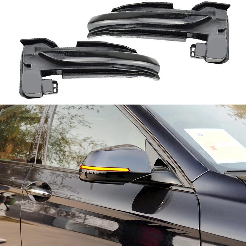 

2pcs LED Rearview Mirror Indicator Flowing Turn Signal Light Side Sequential Blinker Turning Lamp For Ford Focus Mk4 2019-2020