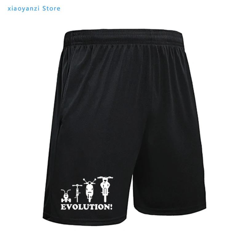 

Novelty Youth famale sweatpants running short pants Evolution of a Tricycle Bicycle Moped Motorbike sports shorts set top-70-83