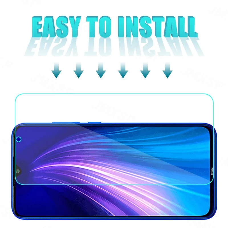 Tempered Glass For Xiaomi Redmi Note 8 8T Pro Protective Glass For Redmi 8 8A S2 Go K20 Camera Lens Film Screen Protector Cover