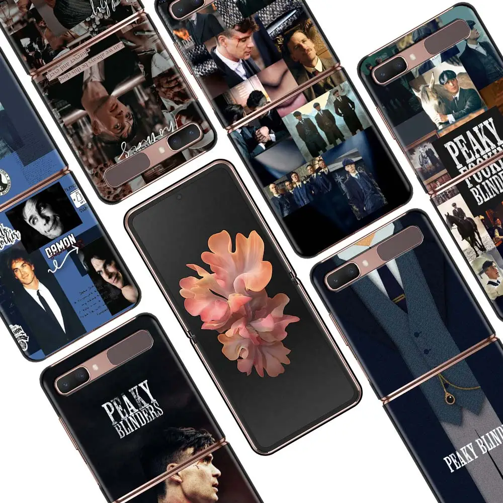 

Peaky Blinders Black Hard Case For Samsung Z Flip Z Flip3 Phone Case For Galaxy Z Flip 5G Foldable Coque Shockproof Cover Capa