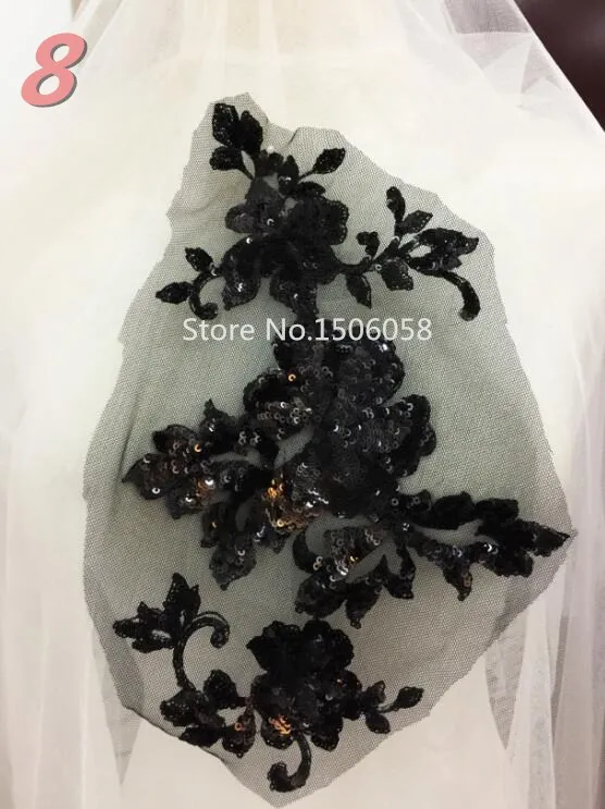 4 шт./Детская Кружевная аппликация с цветочным воротником|fabric 3d|patch lacelace applique