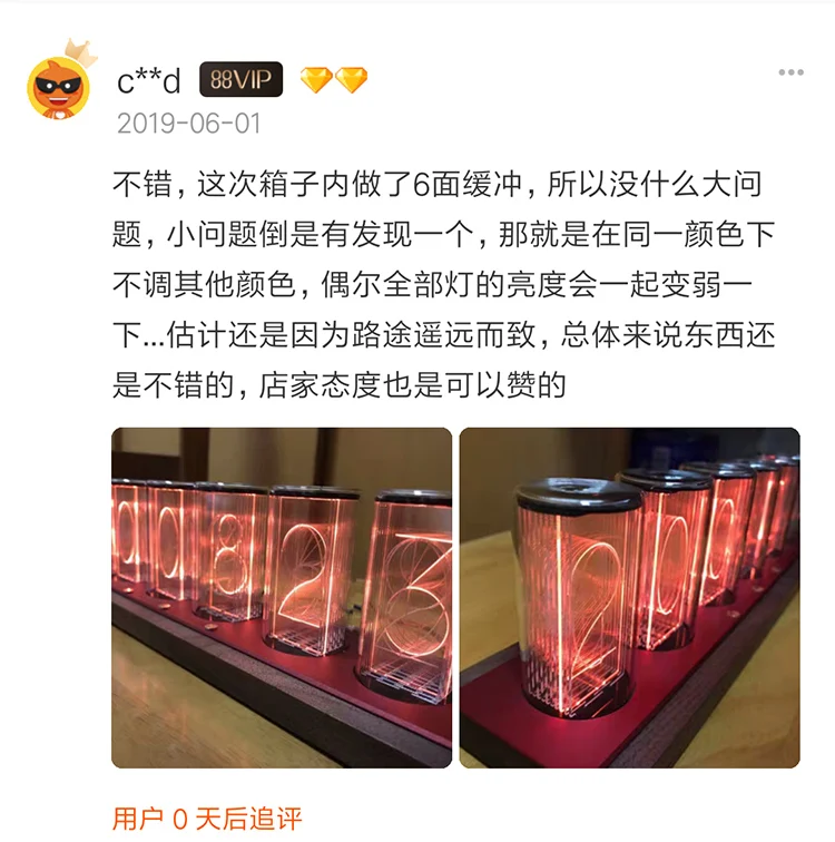 6 бит светодиодный светящиеся цифровые часы Nixie трубчатые часы Набор DIY электронные настольные часы в стиле ретро 5 в Micro USB питание Wi-Fi звук музыка Будильник