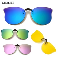yameize polarized sunglasses photochromic clip on sun glasses night vision glasses driving shades eyewear accessories driver uv