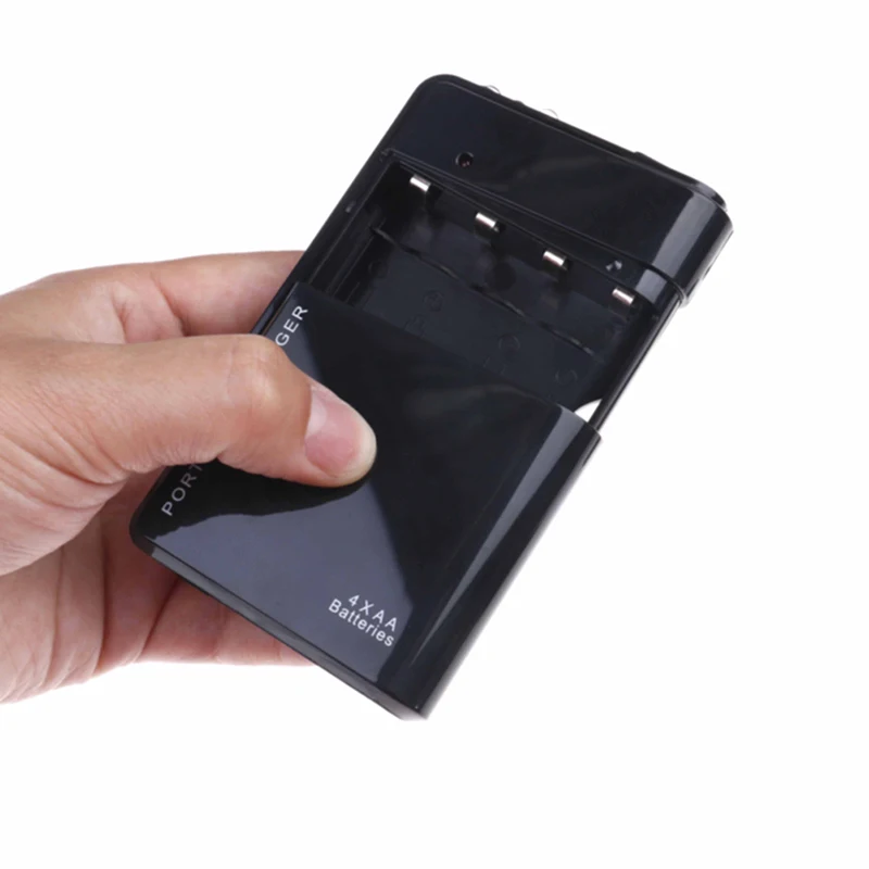 4 * AA (не включены) USB Перезаряжаемые Батарея мобильный телефон Зарядное