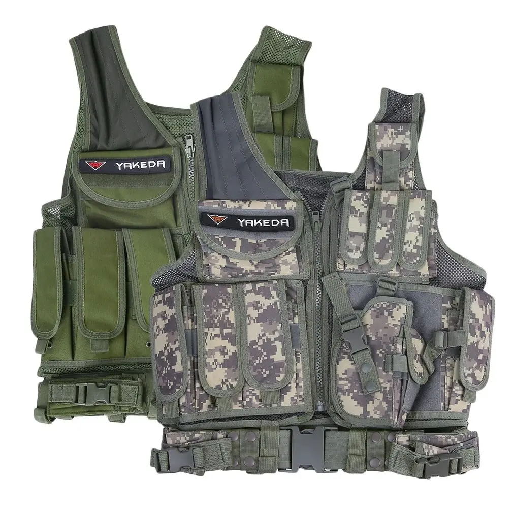 Men's Military Tactical Vest Military Molle Combat Assault Plate Carrier Vest CS Outdoor Clothing Hunting Vest