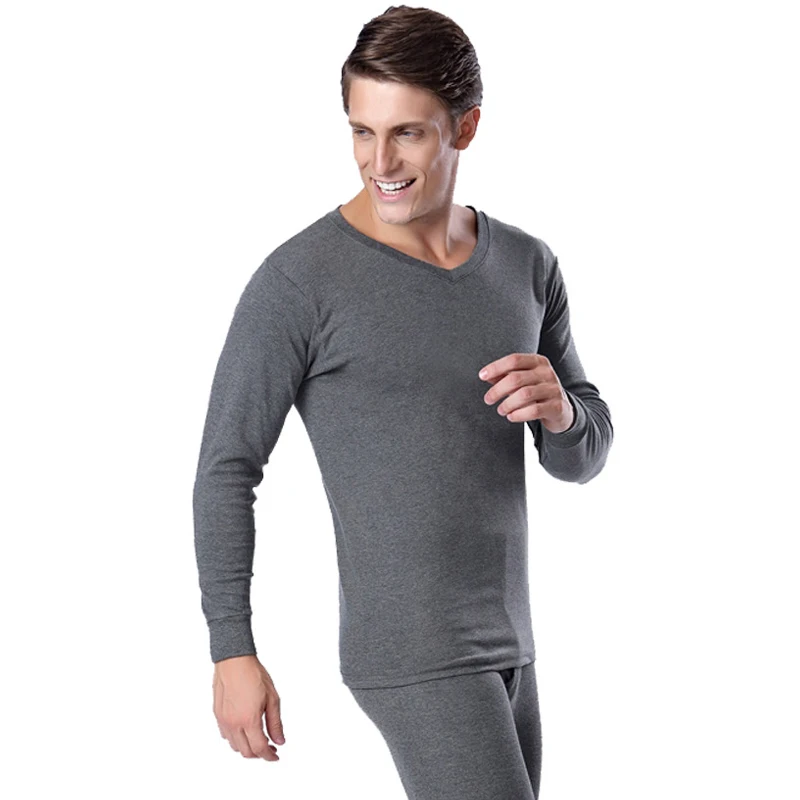 Thermal Underwear Sets For Men Winter Thermo Underwear Long Johns Winter Clothes Men Thick Thermal Clothing Solid Drop Shipping