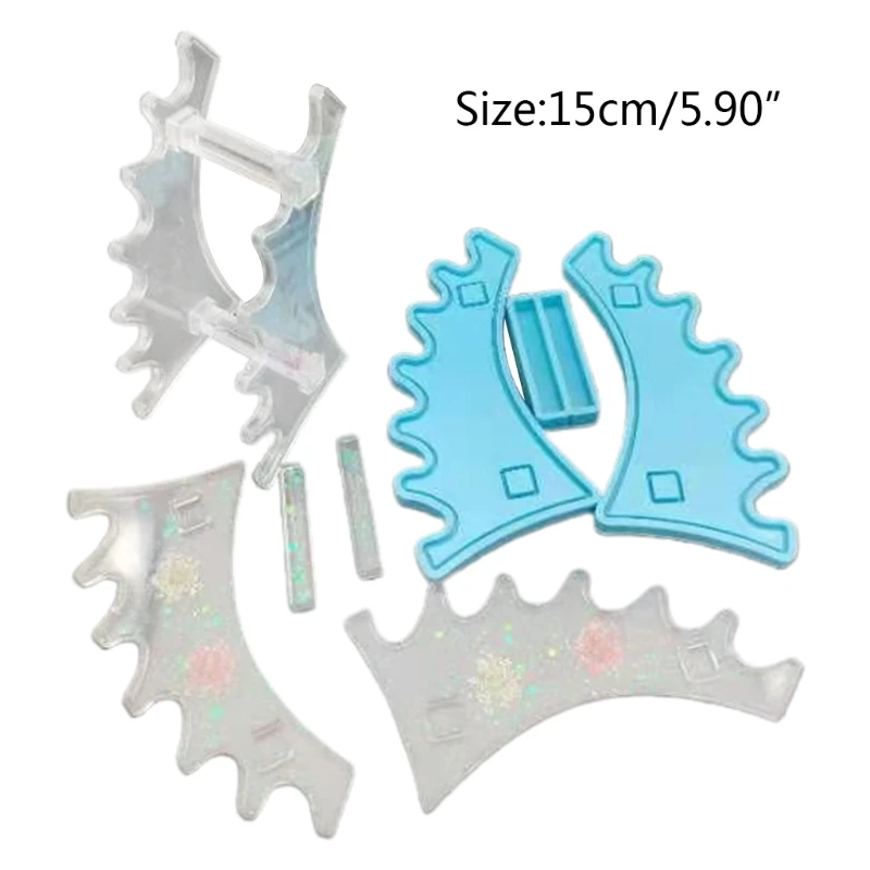 

Jewelry Display Shelf Rack Epoxy Resin Mold DIY Crafts Casting Tool Desktop Storage Stand Silicone Mould