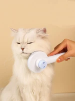 self cleaning pet hair brush for cat dog comb removes undercoat tangled pet massage combs supplies grooming tools
