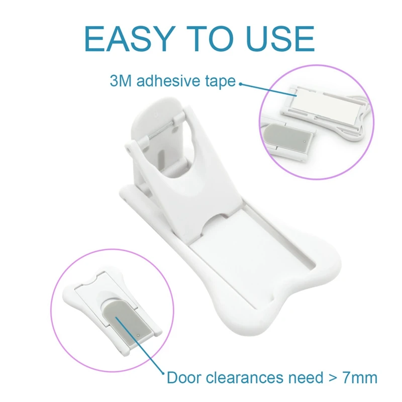 

Sliding Door Lock for Child Safety, Baby Proof Lock for Patio, Closet,Shower,Window,Wardrobe, Childproof Cupboard Kitchen Cabin