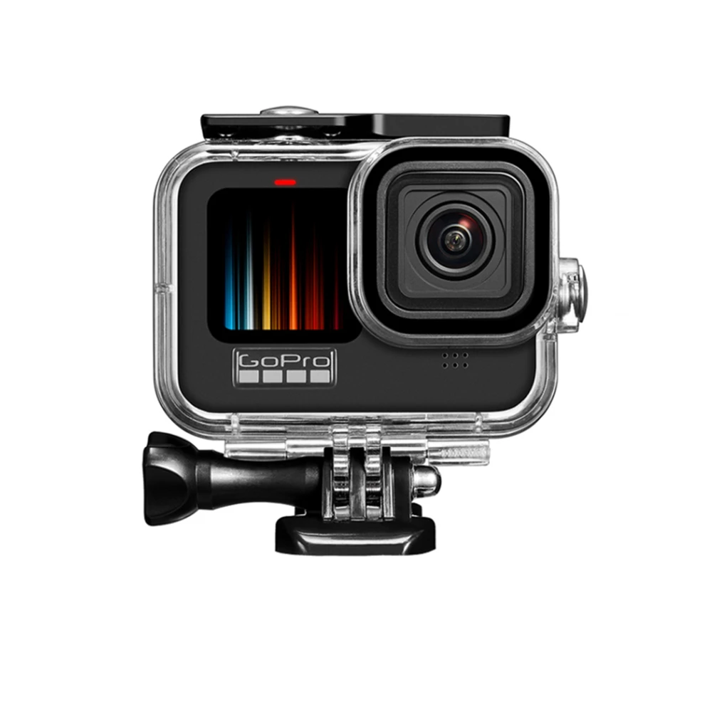 Водонепроницаемый чехол 60 м для GoPro Hero 10 9 черный защитный подводной съемки Go Pro