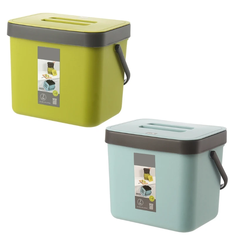 

Мусорная корзина настенная с крышкой, кухонный шкаф, дверь под раковину, пластиковая настенная мусорная корзина, домашние аксессуары