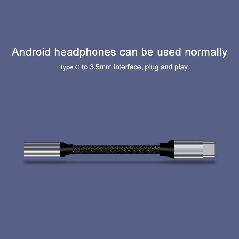 Переходник с Type C папа на гнездо 3 5 мм мама переходник USB Type-c аудиокабель для