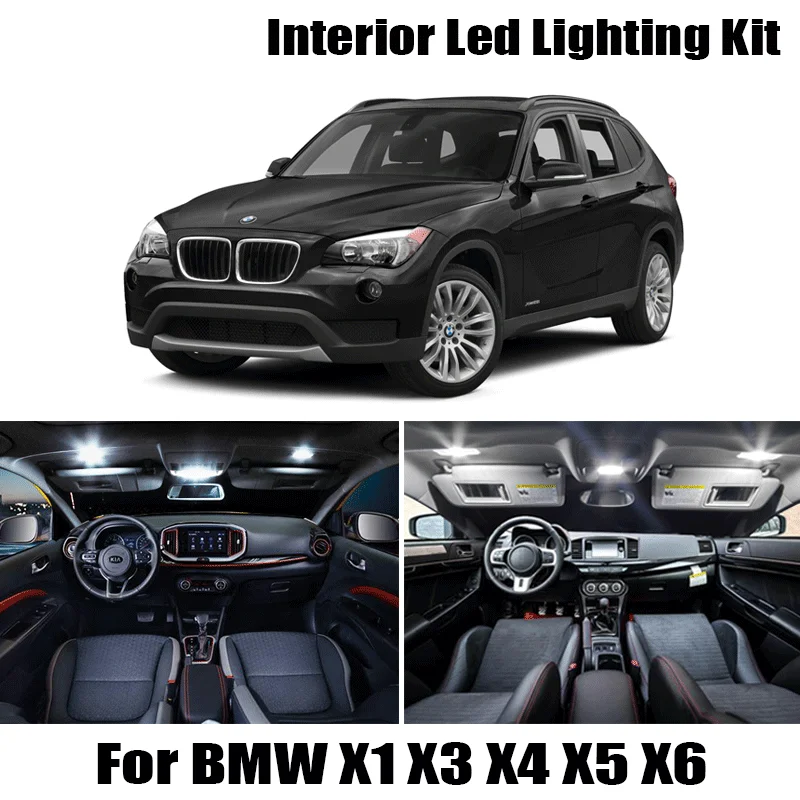 100% белый безотказный CAN шина для BMW X1 E84 F48 X3 E83 F25 X4 F26 X5 E53 E70 X6 E71 E72 светодиодный