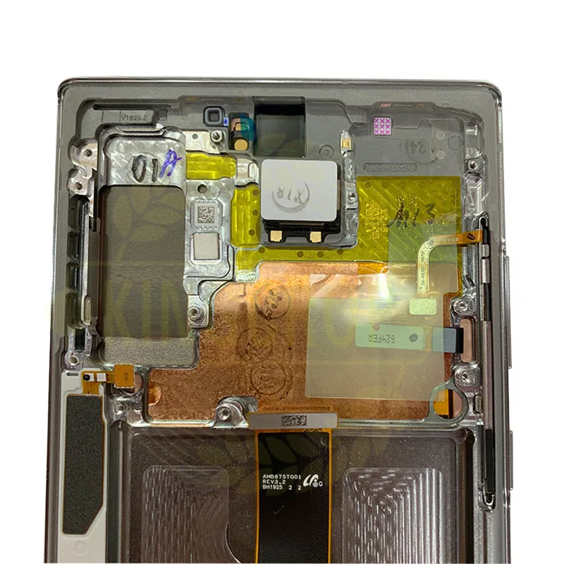 Для samsung Galaxy Note 10 lcd N970F N9700 с рамкой дисплей сенсорный экран дигитайзер для samsung note10+ lcd N975 N9750/DS