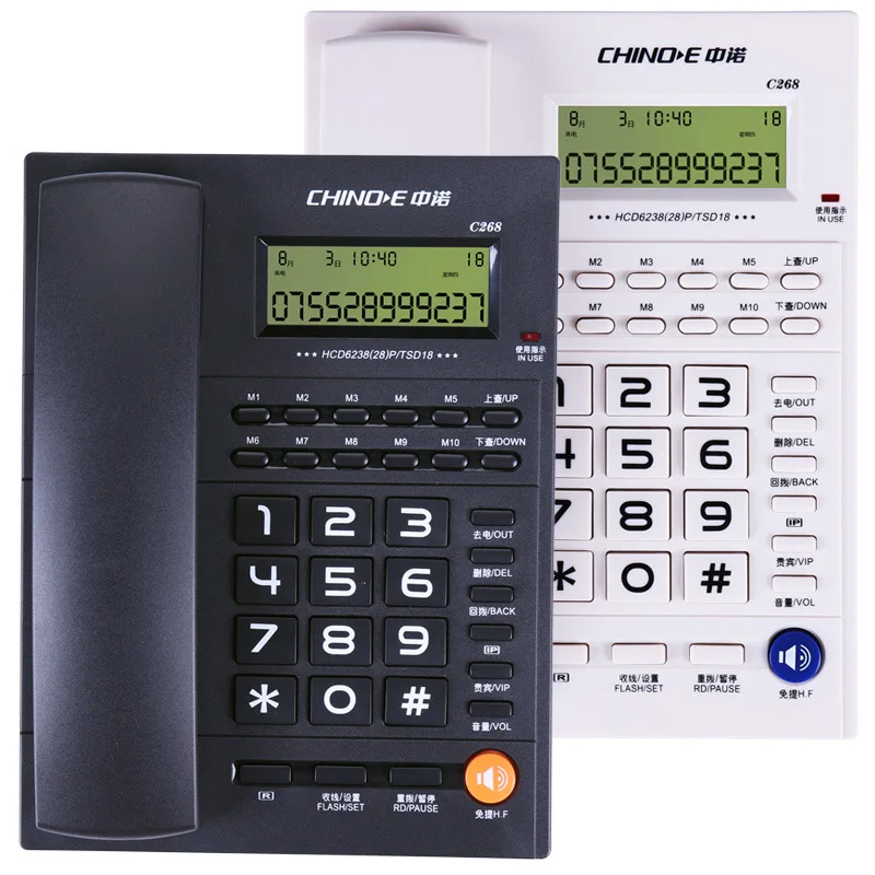 Абонентский ID телефон дома деловая для офиса стационарный отель модные