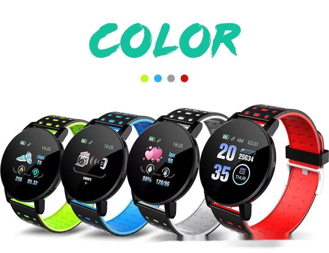 

119plus спортивные умные часы, браслет, шаговые часы для детей, Часы Bluetooth 119s, часы, подарок, носимые устройства, электронные наручные часы