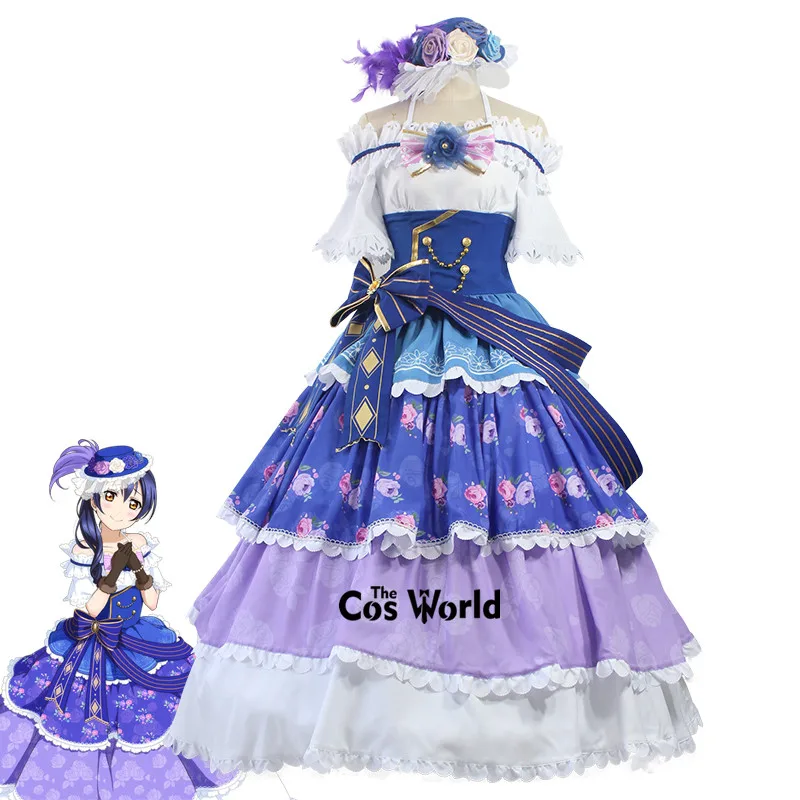 Танцевальные вечерние платья Sonoda Umi Love Live школьный идол проект костюм аниме