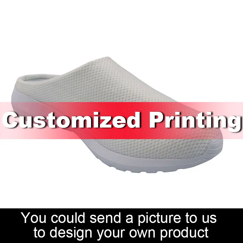 custom CA WHEREISART/женские модные тапочки; нескользящие домашние тапочки с принтом для дантиста; женская летняя обувь для медсестры из сетчатого материала; женские пляжные сандалии - Цвет: custom CA