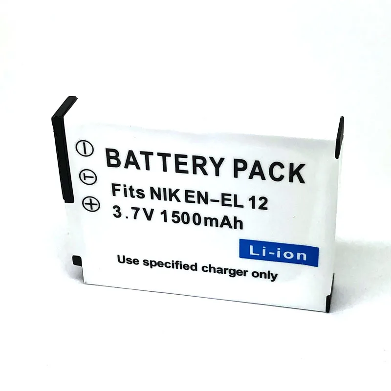 

EN-EL12 EN EL12 ENEL12 Battery For Nikon CoolPix S610 S610c S620 S630 S710 S1000pj P300 P310 P330 S6200 S6300 S9400 S9500 S9200