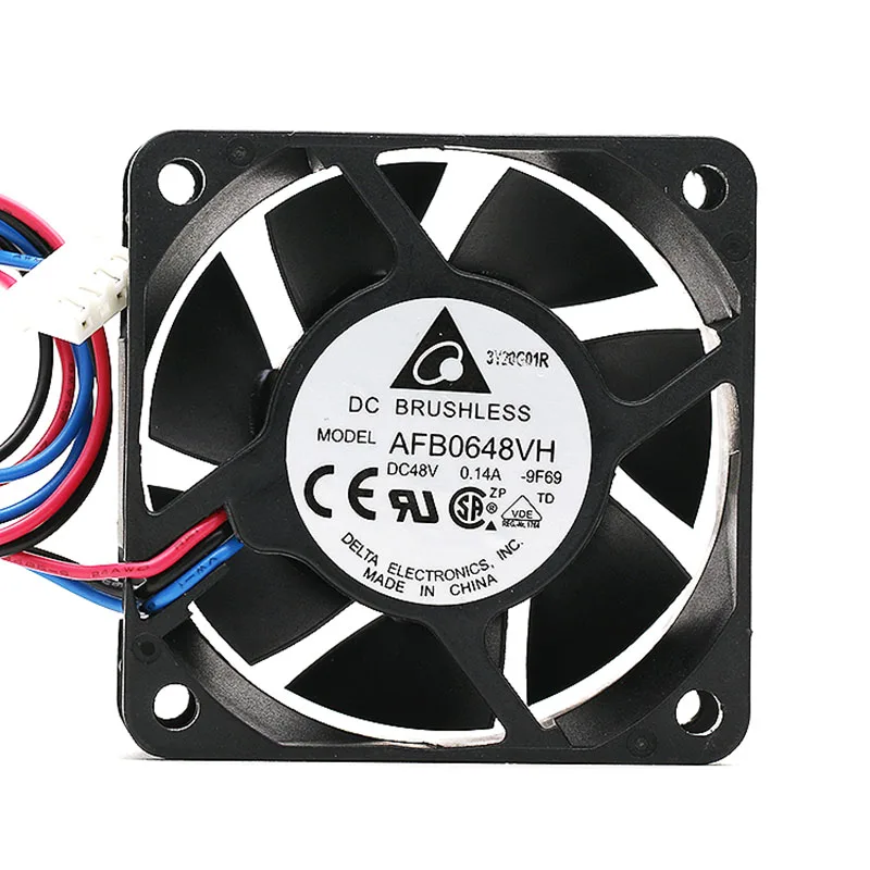 

Delta Delta AFB0648DH/VH 6025 48V 0.26A/0.14A Four-Wire PWM Cooling Fan