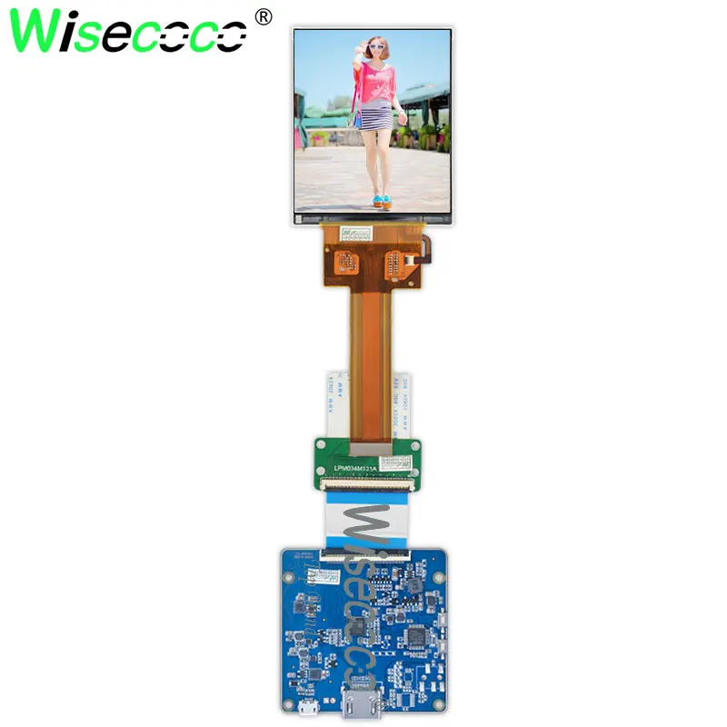 Для HDM VR AR дисплей 3 4 дюйма IPS 1440*1770 90 Гц 60 pins ЖК экран с mipi HDMI интерфейс micro