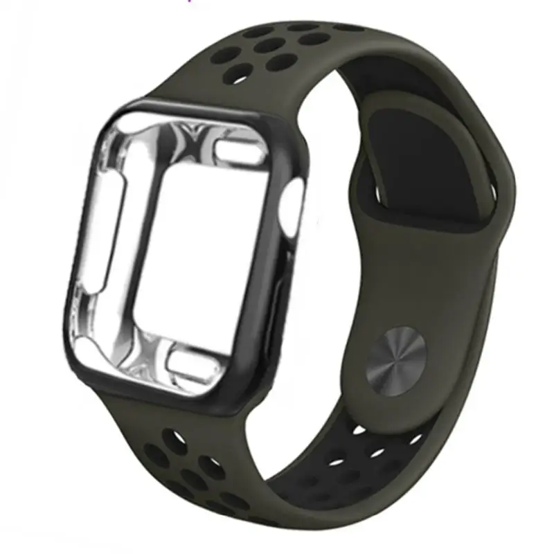 Ремешок для часов apple watch 4 Band correa apple watch 42 мм 38 мм 44 мм 40 мм iwatch series 5 4 3 2 Силиконовый браслет pulseira ремешок для часов