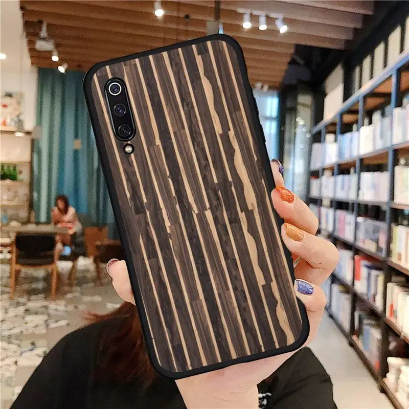 

Elegant wood grain light luxury style Phone Case For Xiaomi Redmi 7 9t 9se k20 mi8 max3 lite 9 note 8 9s 10 pro Soft silicone