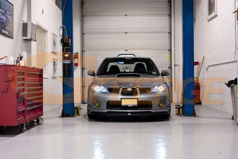 Для Subaru Impreza WRX STI 2006 2007 ультра яркий DRL COB комплект светодиодов глаза ангела halo