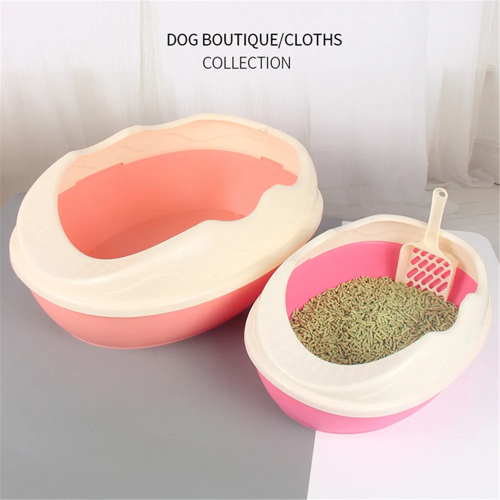 Фабрика прямой ящик для мусора полузакрытый кошачий Туалет большой кот горшок