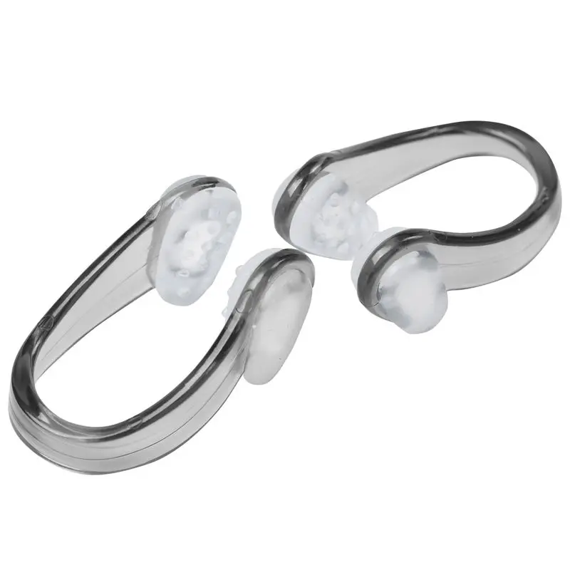 Черный прозрачный резиновый дайвинг плавательный зажим для носа защита 3