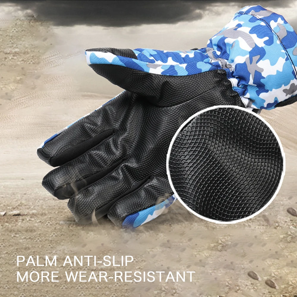 DMAR камуфляжные лыжные перчатки мужские водонепроницаемые сноуборд с подогревом