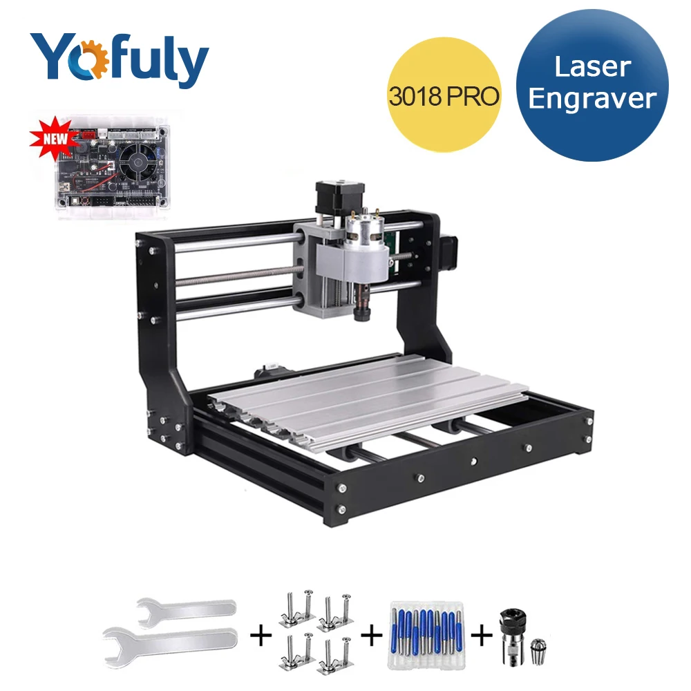 no offline control CNC 3018 Pro DIY Мини станок с ЧПУ с автономным управлением Лер 3 оси фрезерный станок GRBL контроль ER11 лазерный гравер новое поступление - Цвет: no offline control