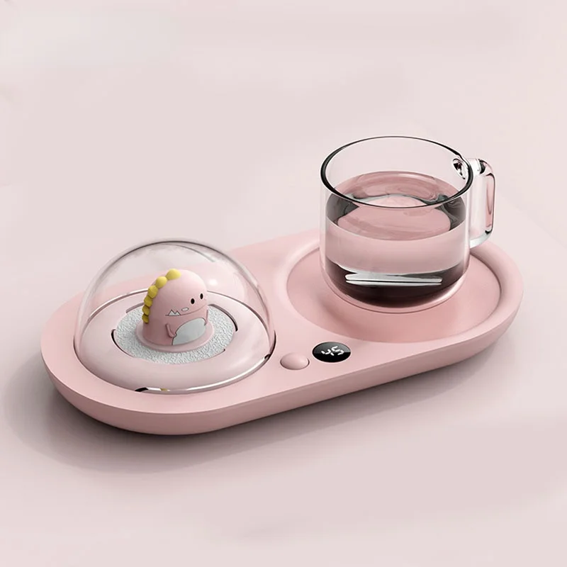 

Smart Coffee Mug Warmer for Milk Tea Water Cocoa Cup Warmer with Essential Oil Diffuser 3 Temperature Settings Gift Best Idea