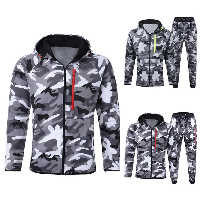 MJARTORIA камуфляжный комплект мужская спортивная одежда с камуфляжным принтом