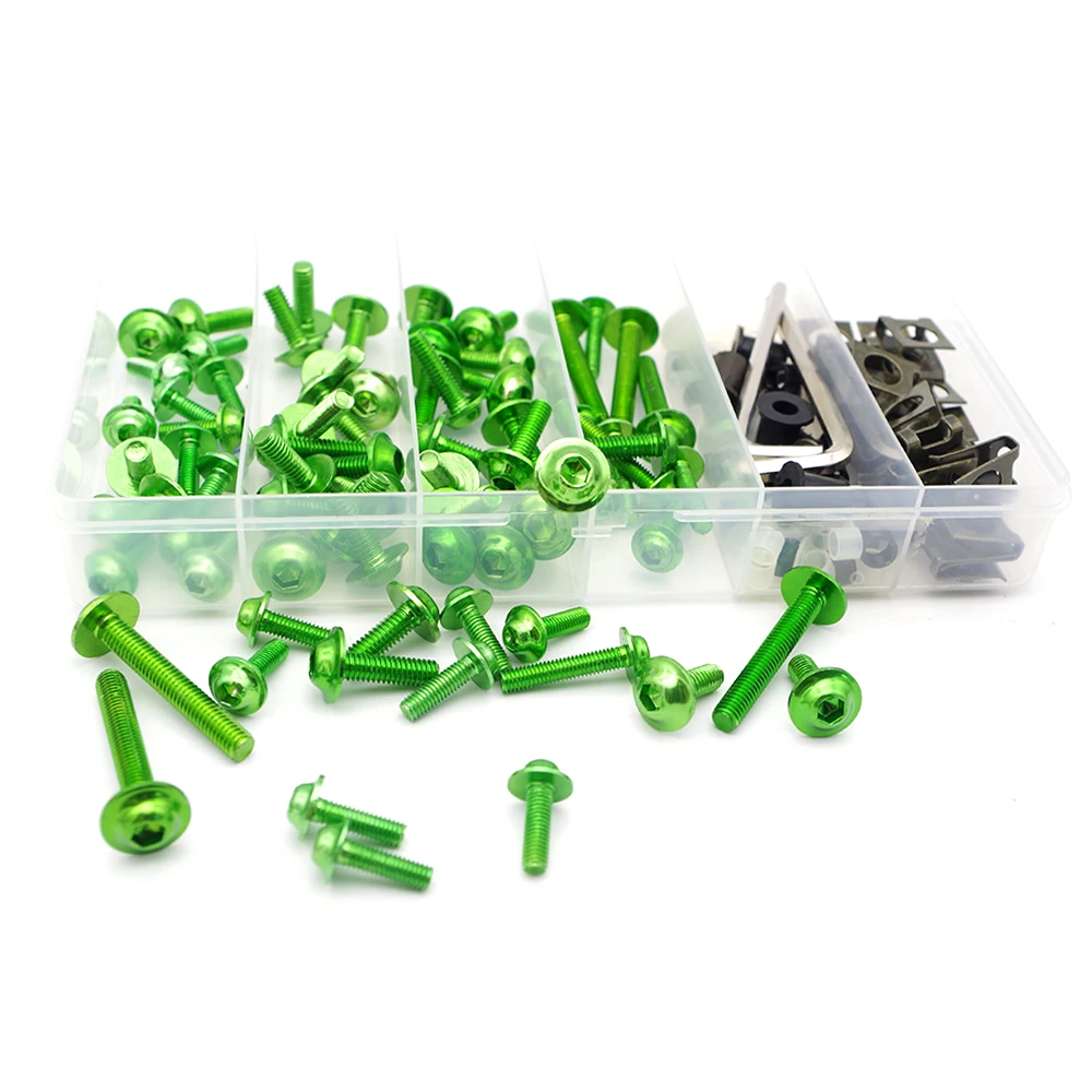 Комплект болтов для мотоцикла комплект крепежных зажимов винтовые гайки yamaha ybr