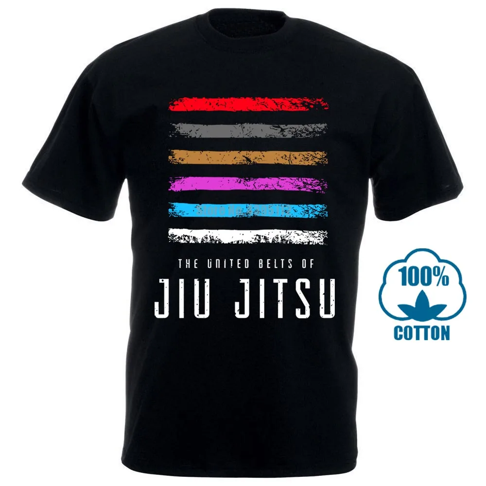 Мужская футболка Bjj с ремнем для джиу джитсу | одежда