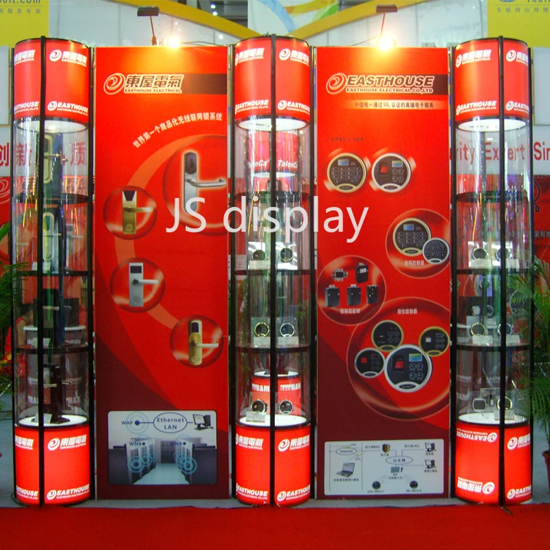 Портативные поворотные башни 10 футов подсветка выставочные стенды выдвижные