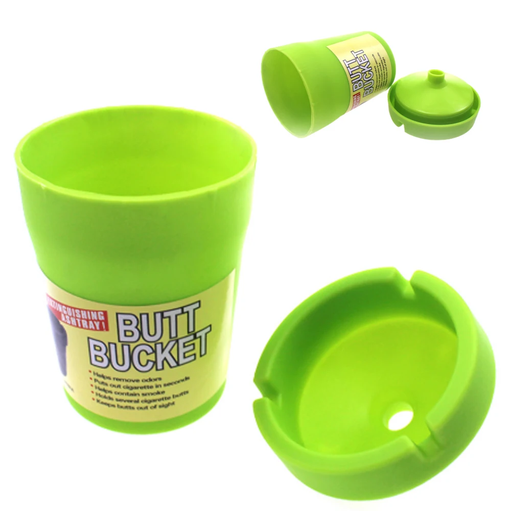 2 шт. автомобильная пепельница флуоресцентный пластиковый чашка для курения Cenicero